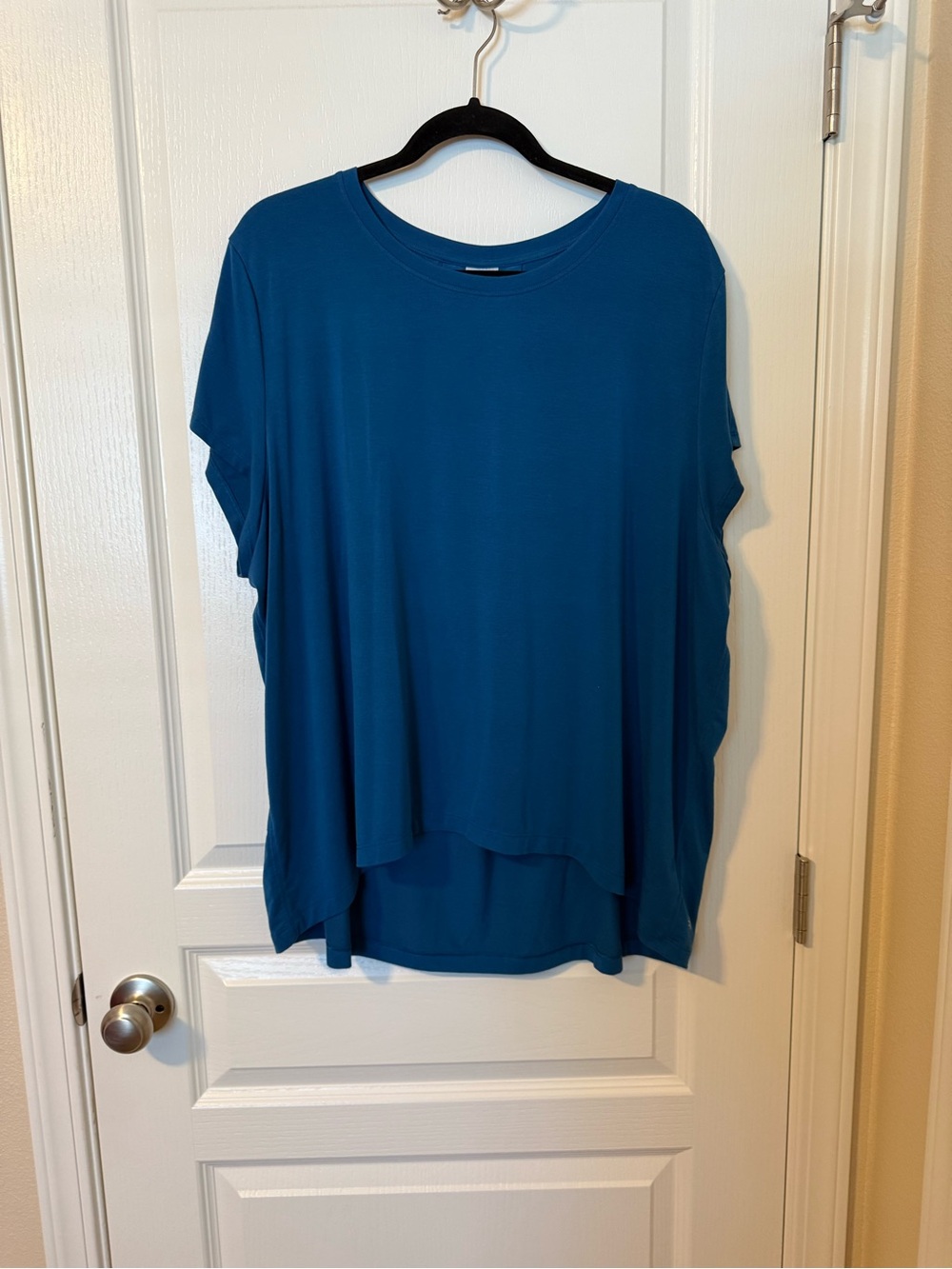 Athleta Teal Short Sleeve Relaxed Tee